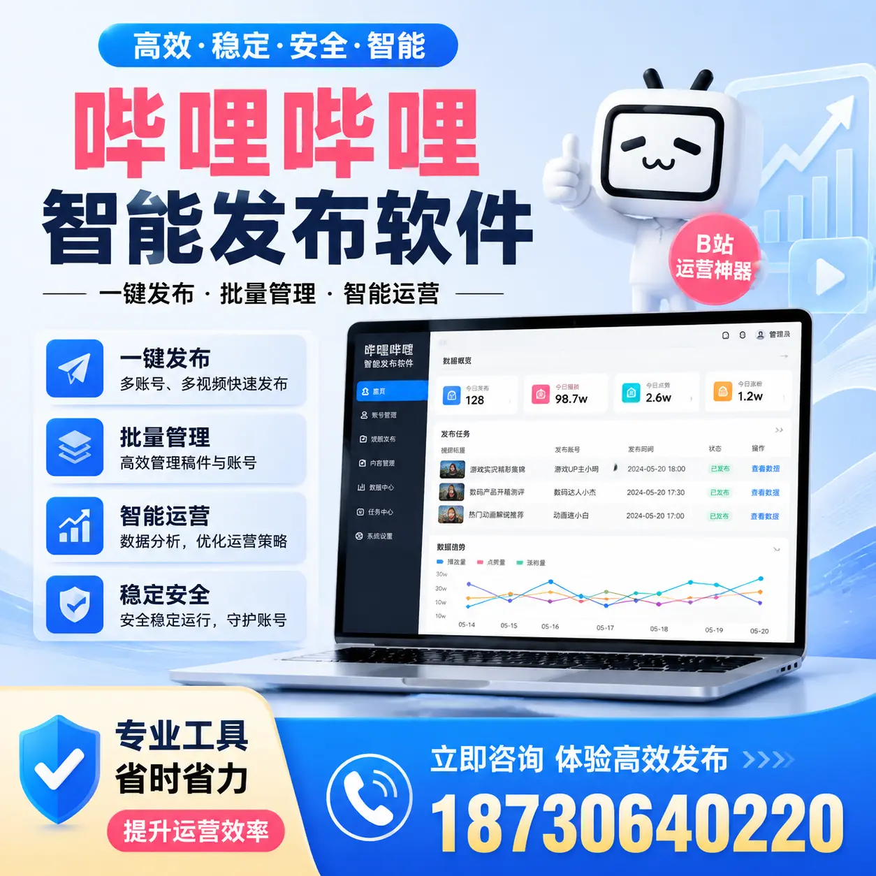 解密哔哩哔哩智能发布软件：功能与优势分析在 阿勒泰